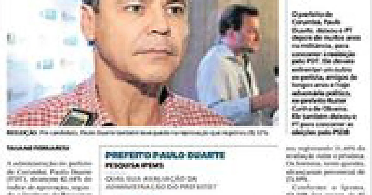 A ascensão do prefeito...