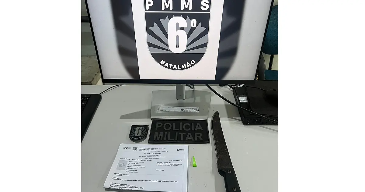 Foragido por furto é preso em Ladário; PM soma nove capturas em 2026