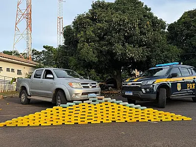 PRF apreende mais de 155 kg de cocaína após perseguição na BR-060