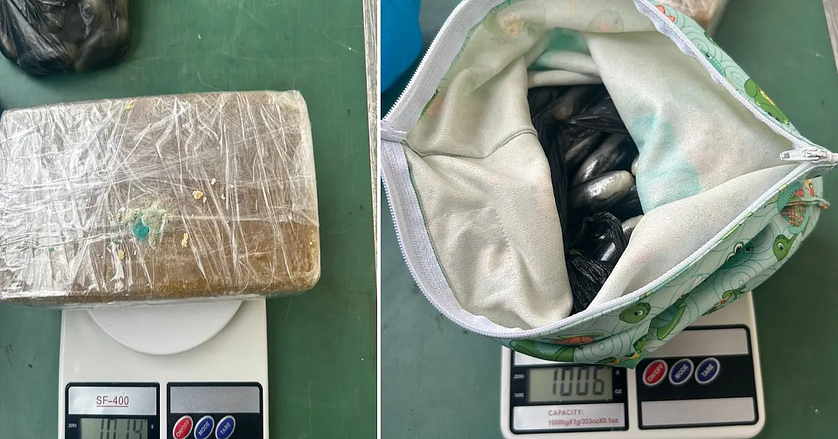 Militares apreendem mais de sete quilos de cocaína em dois ônibus