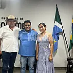 Dr. Gabriel discute integração regional com prefeita e deputado eleitos na Bolívia