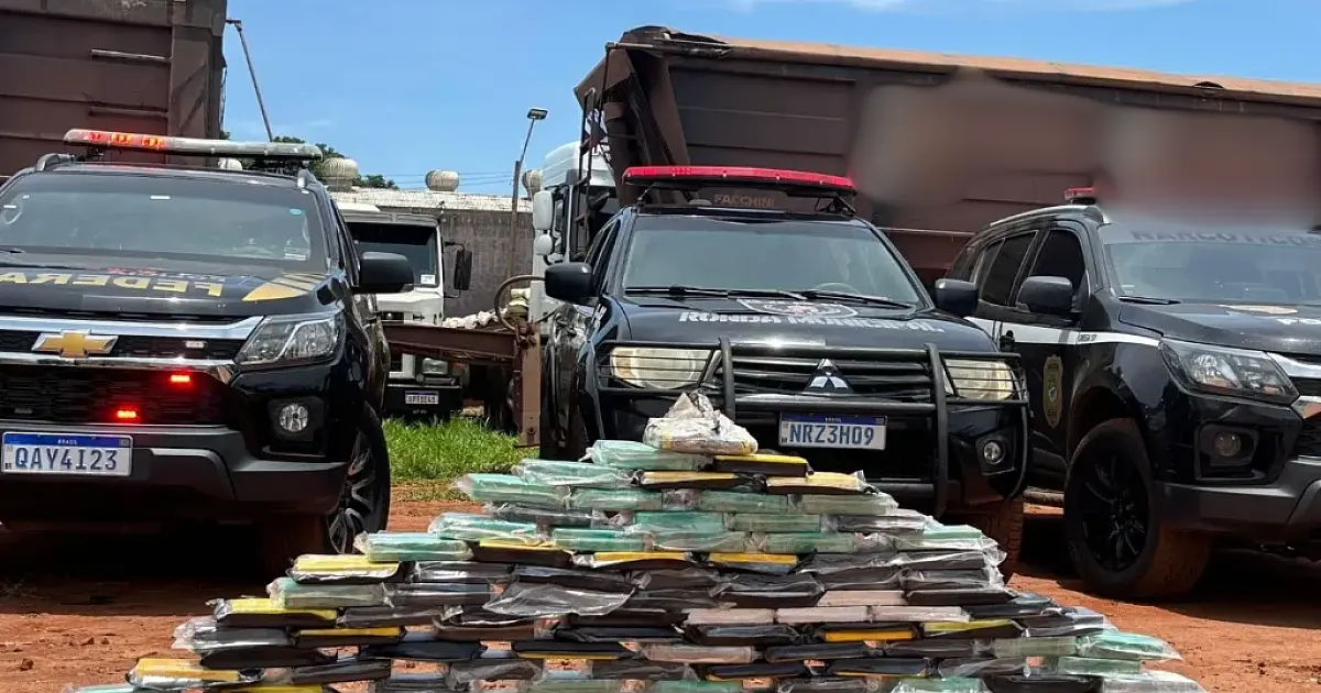 Cerca de 100 quilos de cocaína são encontrados em carga de minério