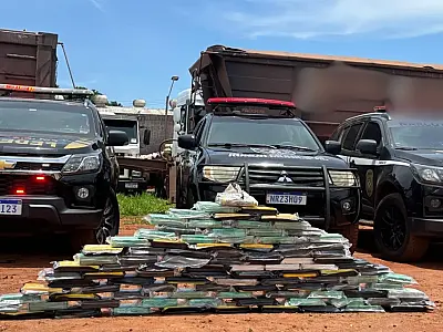Cerca de 100 quilos de cocaína são encontrados em carga de minério