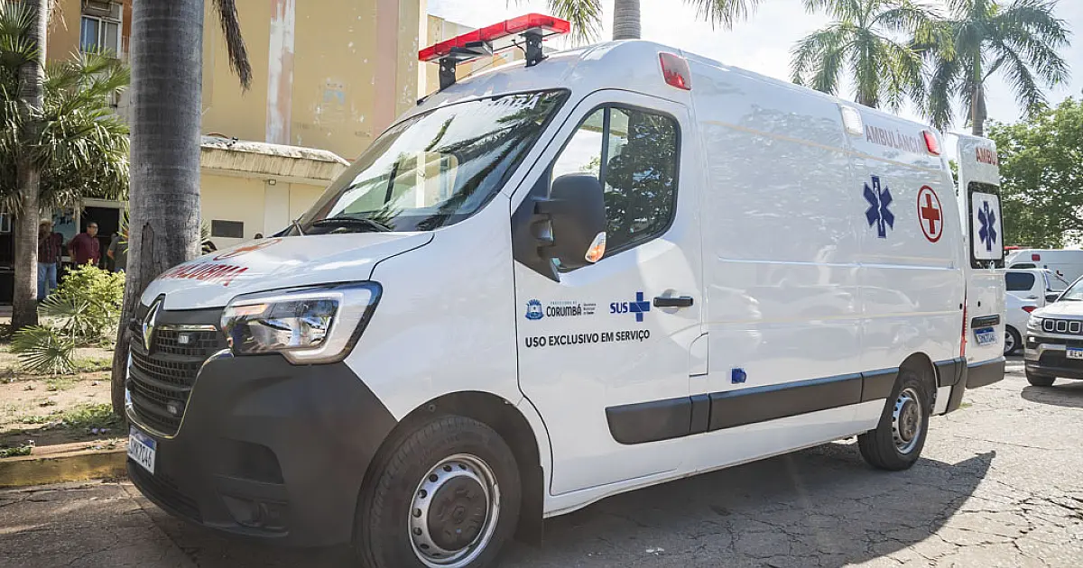 Corumbá reforça atendimento e transferências hospitalares com nova ambulância