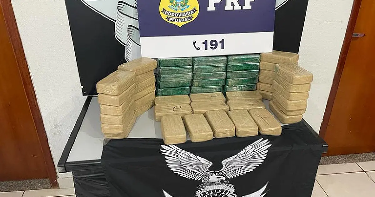 PRF e Polícia Civil apreendem 54 Kg de pasta base de cocaína em operação conjunta