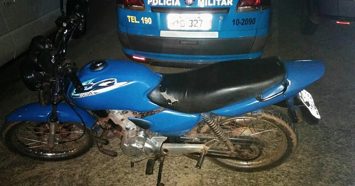 Moto é recuperada antes mesmo do registro do furto
