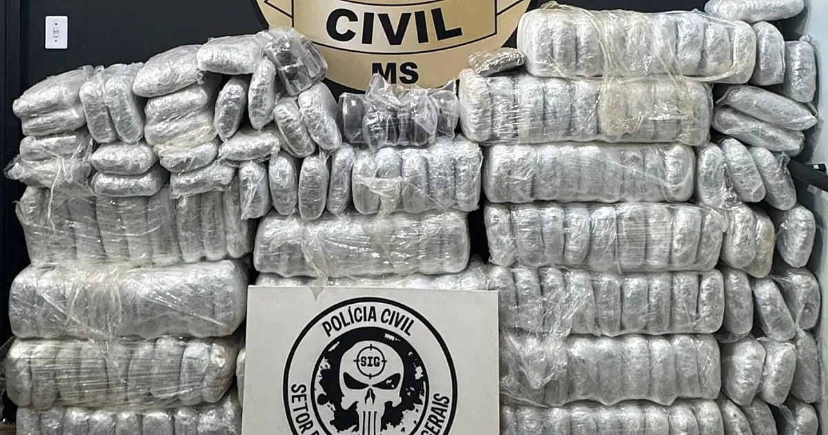 Polícia Civil prende três e apreende 215 kg de drogas em Corumbá