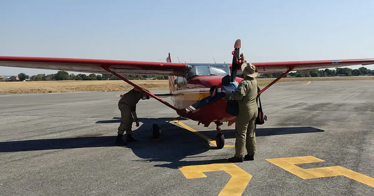 Aeronave sai de Corumbá para buscas aéreas no Rio