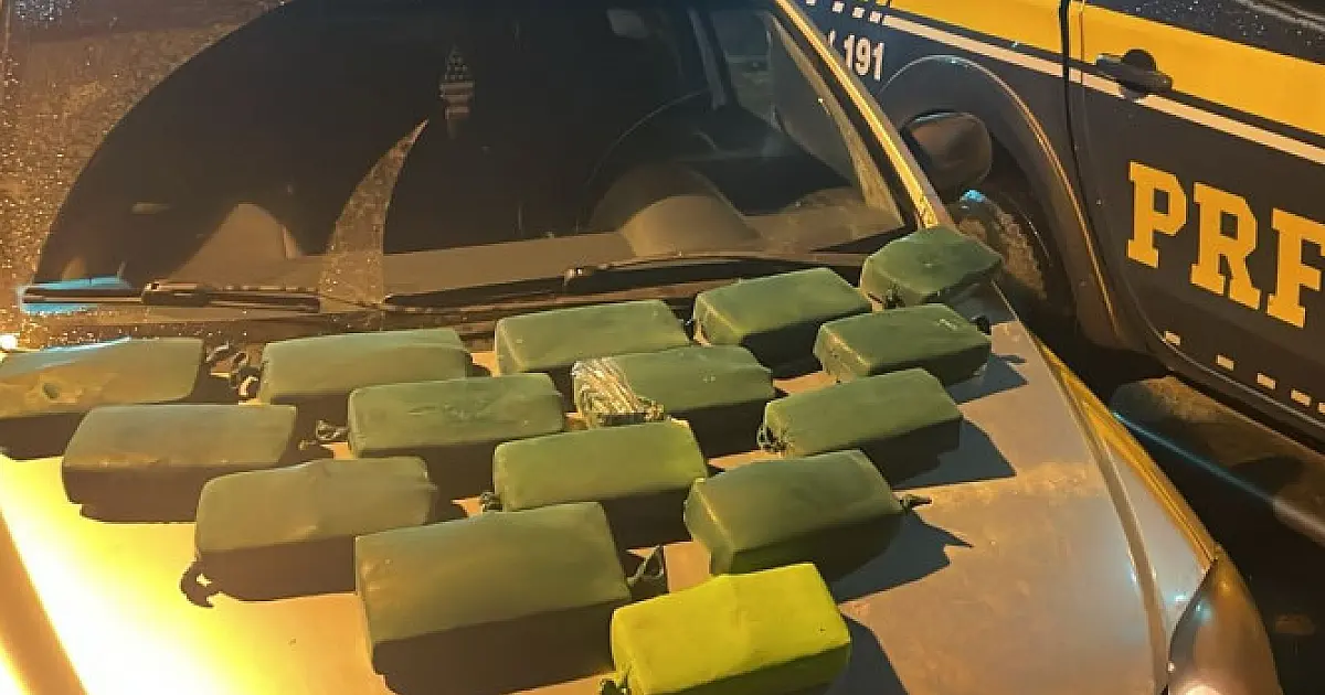 Homem que traficava escondido da esposa é preso com 16 kg de pasta base