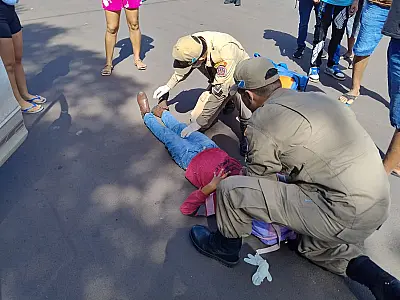 Criança de 11 anos em bicicleta é atropelada por carro na rua Ladário