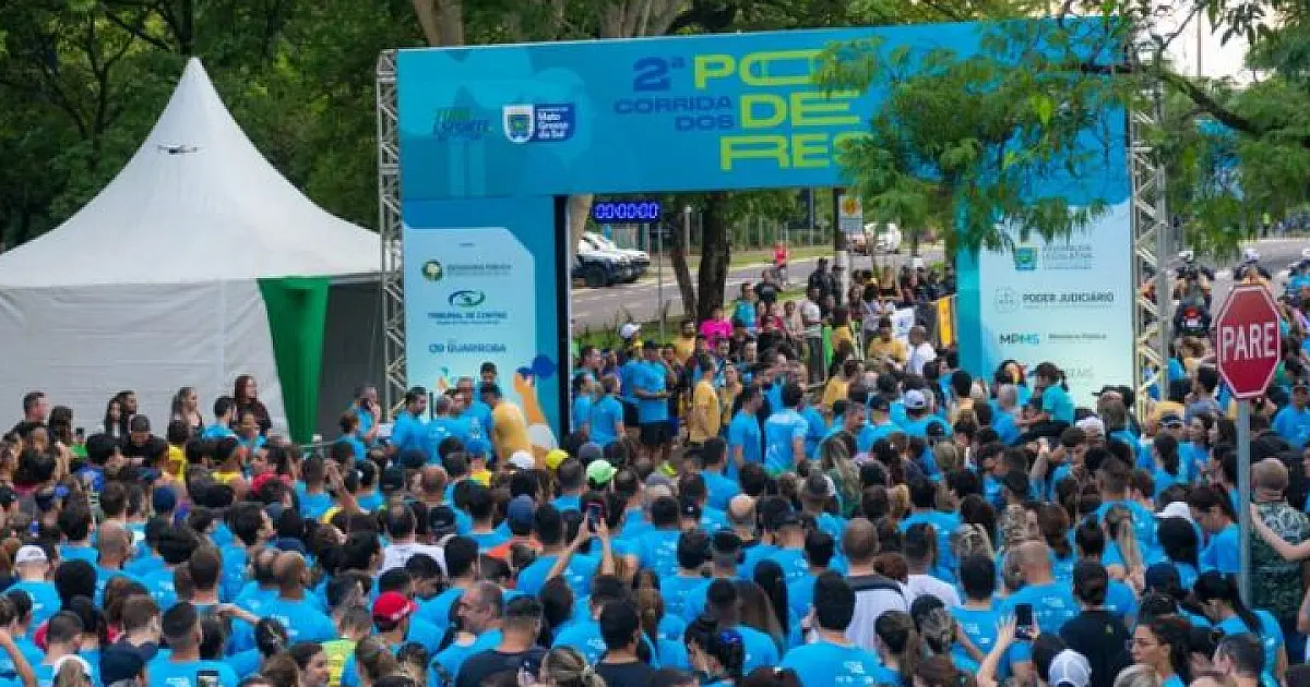 3ª Corrida dos Poderes reúne mais de 4 mil participantes neste sábado em Campo Grande