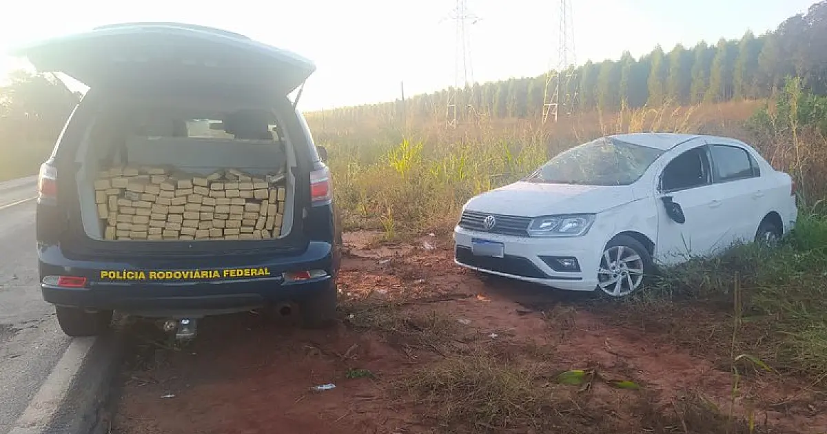 PRF apreende 170,2 Kg de maconha em Água Clara