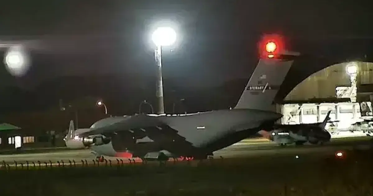 Avião militar dos EUA está em MS para exercício de guerra