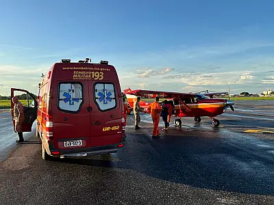 Bebê com febre de quatro dias é resgatado em fazenda no Paiaguás