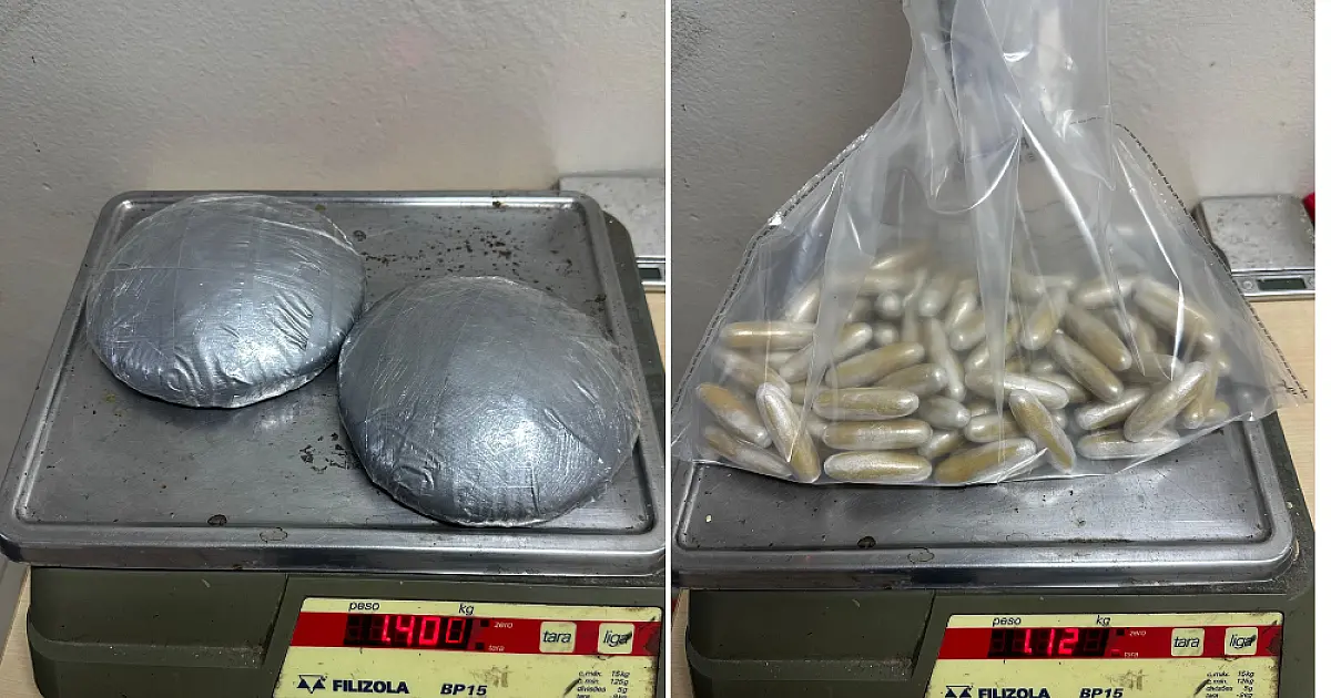 Boliviana é presa com cápsulas e tabletes de cocaína na BR 262