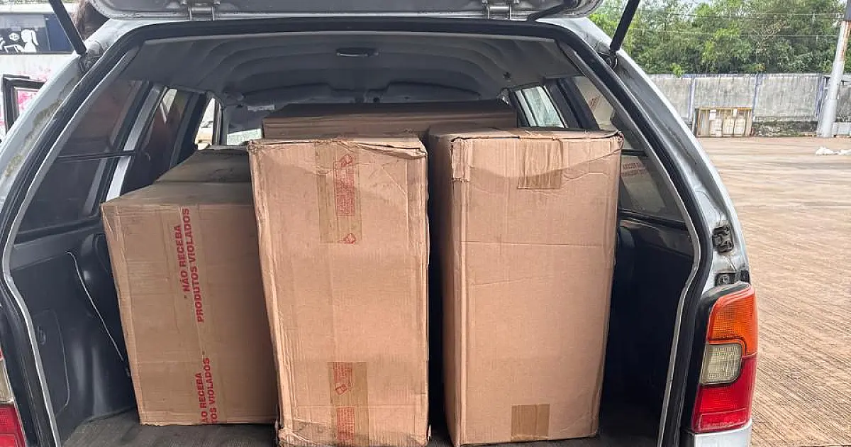 Mais de 15 mil pares de calçados falsificados são apreendidos no Anel Viário