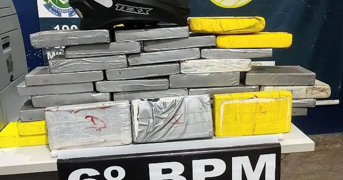 PM apreende 47kg de cocaíma no bairro Aeroporto