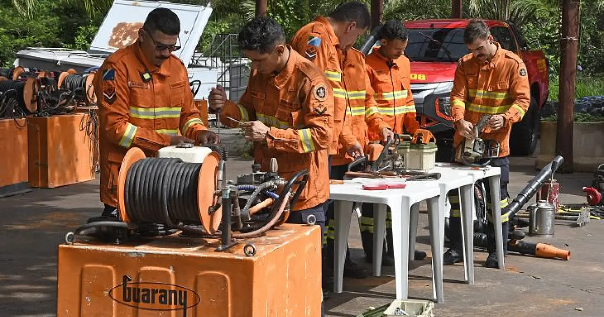Bombeiros de MS antecipam preparo contra incêndios florestais