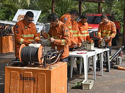 Bombeiros de MS antecipam preparo contra incêndios florestais