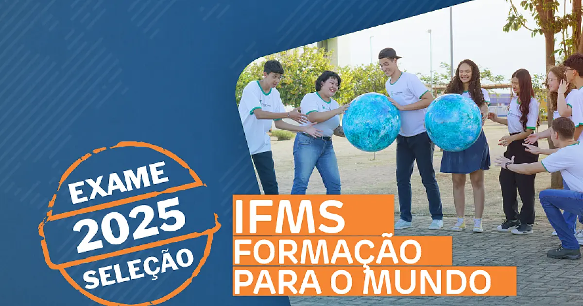 Divulgado resultado do Exame de Seleção 2025 do IFMS