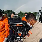 Mulher ferida em fazenda no Pantanal é resgatada de helicóptero