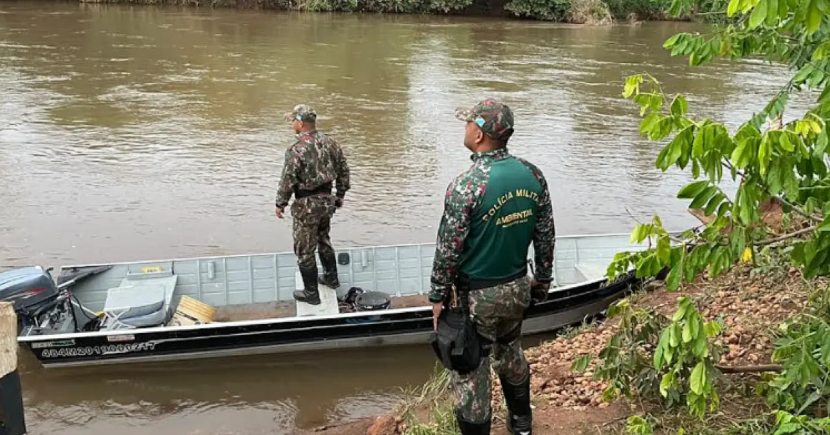 Dono de rancho que fugiu da Operação Piracema é localizado e multado em R$ 5 mil