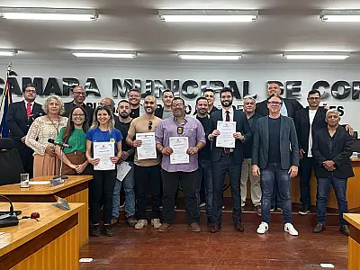 Policiais Civis são homenageados na Câmara de Corumbá por elucidação de latrocínio