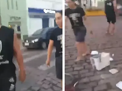 Vereador se envolve em confusão com ambulante no centro de Corumbá
