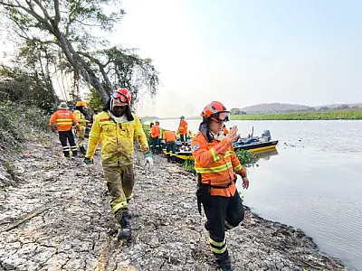 Com chuva abaixo da média e altas temperaturas, MS planeja ações de combate aos incêndios florestais