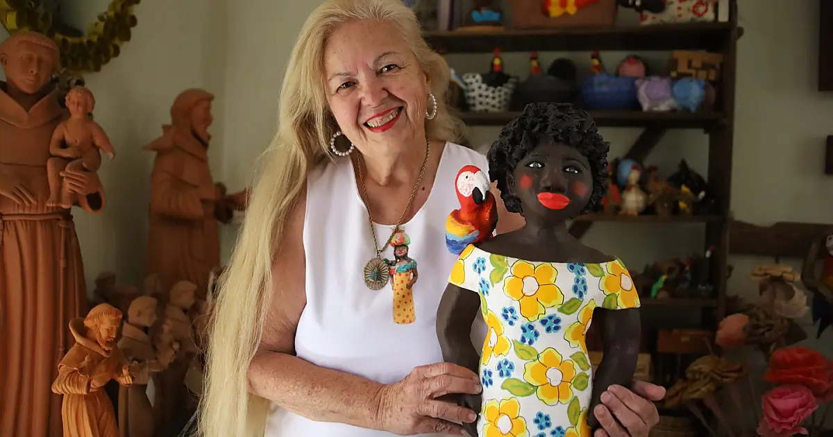 Artesã natural de Corumbá é referência na cerâmica artística de Mato Grosso do Sul