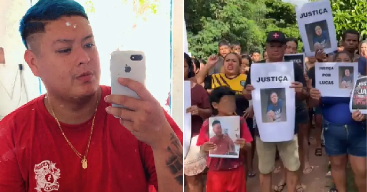 Família e amigos pedem justiça pelo assassinato de Lucas  Souto Julião