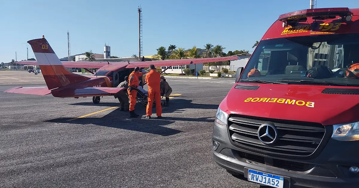 Resgate aéreo no Pantanal marca plantão com sete atendimentos diversos