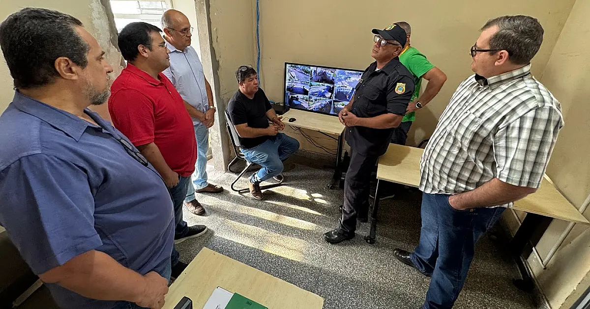 Rodoviária de Corumbá recebe câmeras de segurança em fase de testes