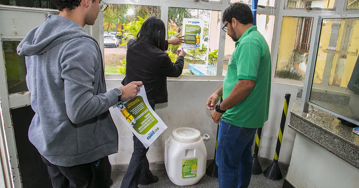 Corumbá amplia pontos de coleta de óleo de cozinha usado
