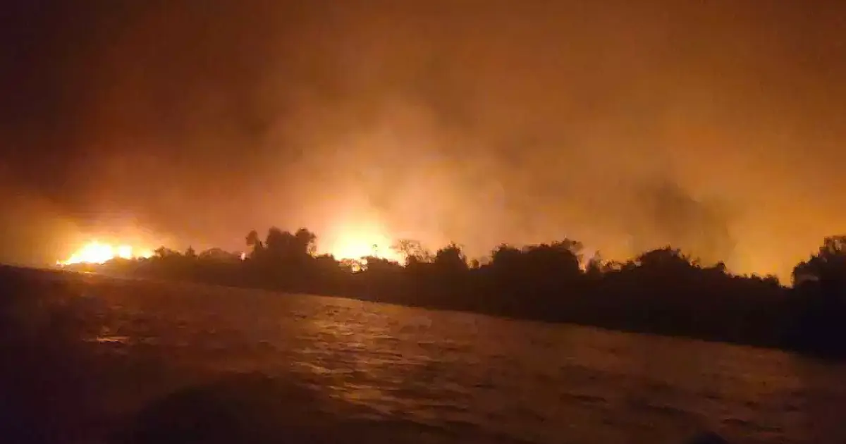 Nova onda de incêndios na Serra do Amolar já dura cinco dias