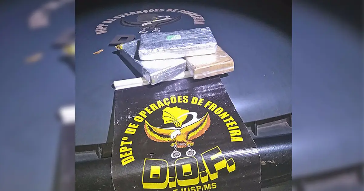 Idosa boliviana é presa com mais de 3 quilos de cocaína