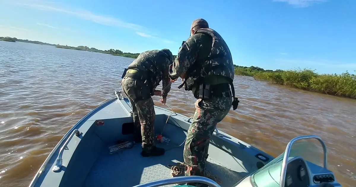 PMA intensifica combate à pesca predatória na fronteira com o Paraguai
