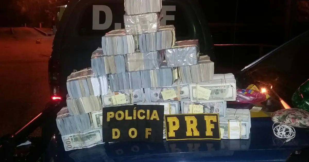 Casal é preso com mais de 2,4 milhões de dólares em mega operação do GGI-FRON
