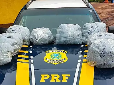 Mulher paraguaia é presa com mais de 83 quilos de cabelos humanos na BR 262