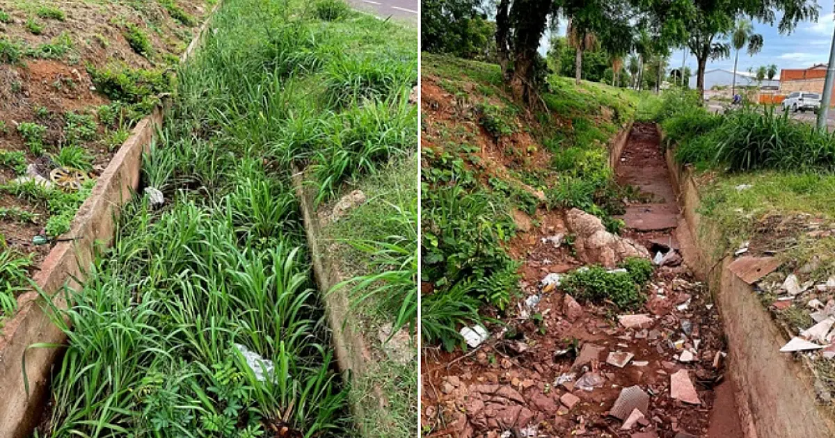 para evitar alagamentos, Hanna pede limpeza de galeria na Avenida Gaturama