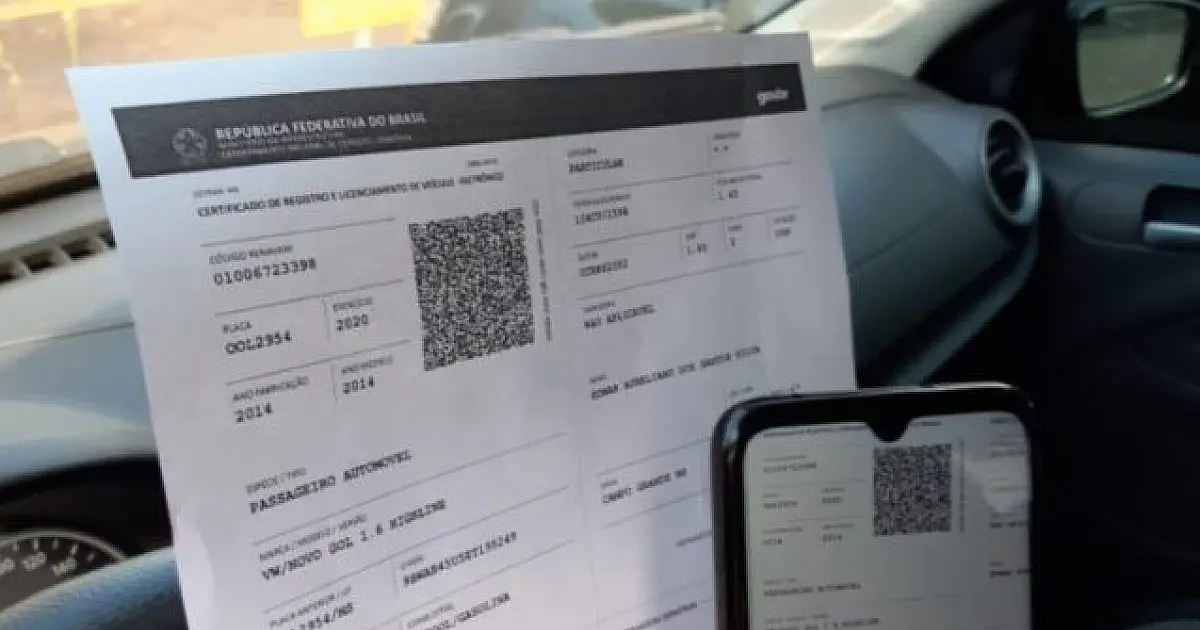 Licenciamento de veículos com placas final 7 e 8 vence em agosto