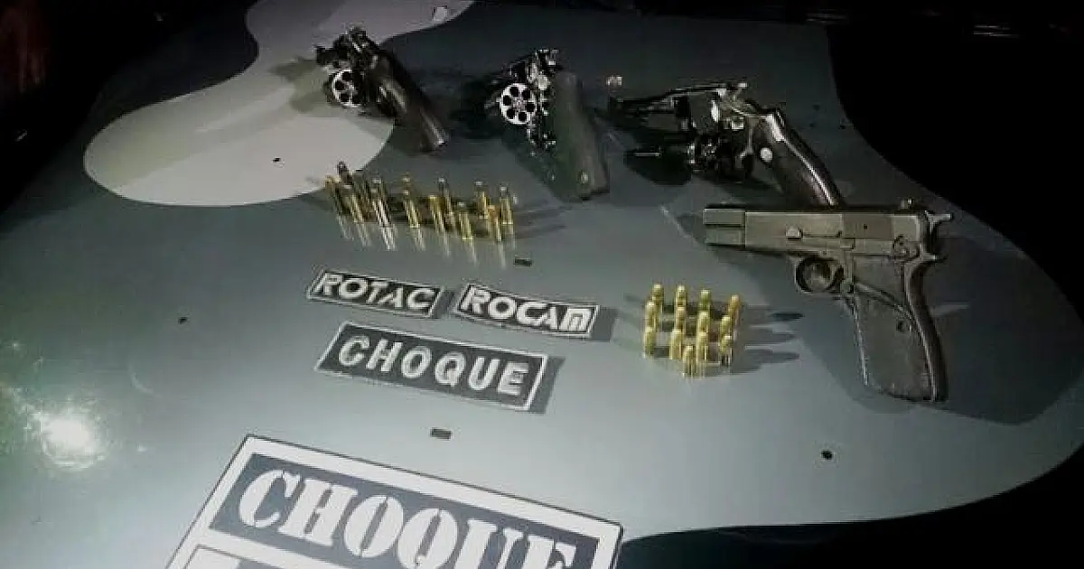 Batalhão de Choque apreendeu 43 armas neste primeiro semestre