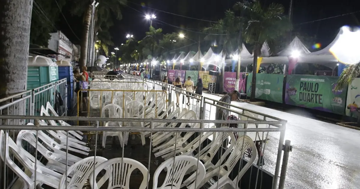 Desfiles cancelados! Chuva forte atinge Corumbá e folia é adiada