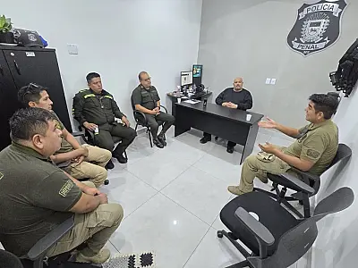 Presídio de Corumbá recebe comitiva boliviana para intercâmbio sobre segurança