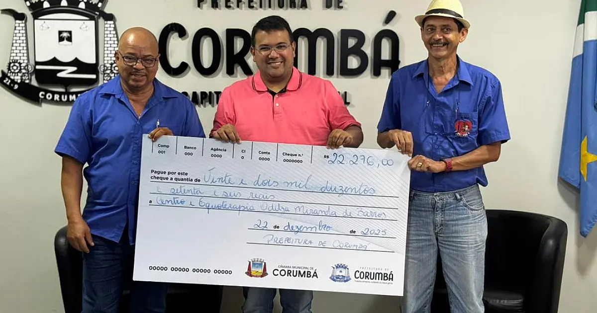 Município repassa emenda de R$ 22,2 mil ao Centro de Equoterapia