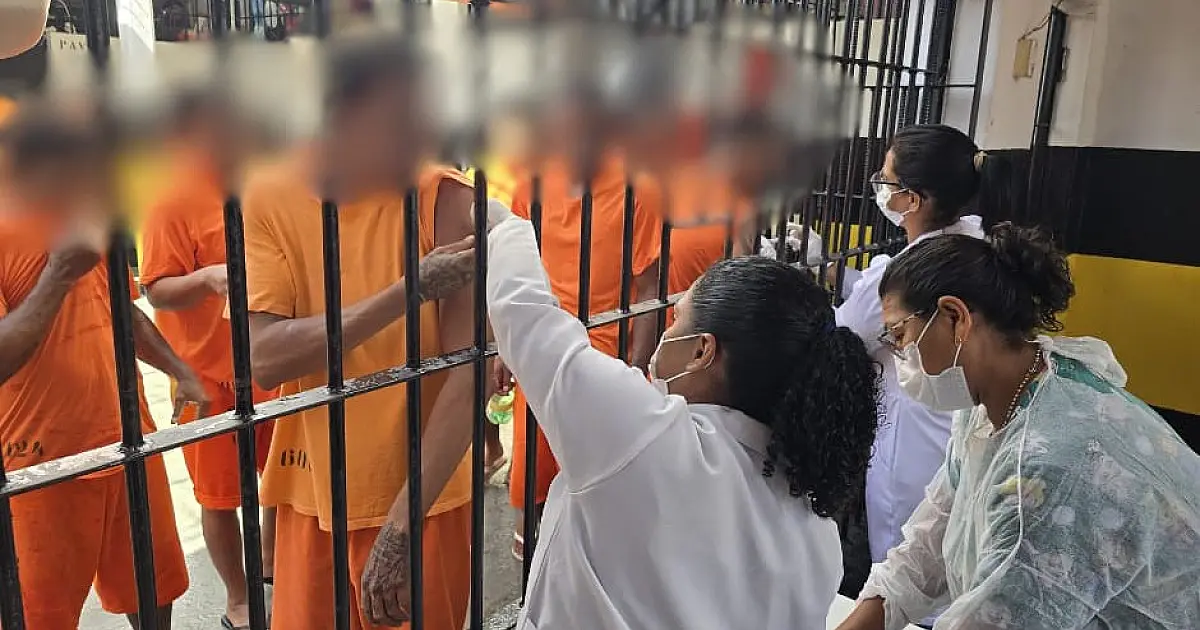 Presídio de Corumbá recebe vacinação contra gripe