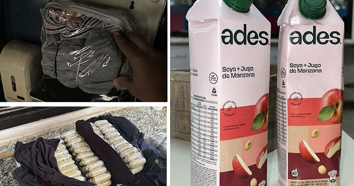 Fiscalização encontra cocaína no banheiro do ônibus e até em caixas de suco