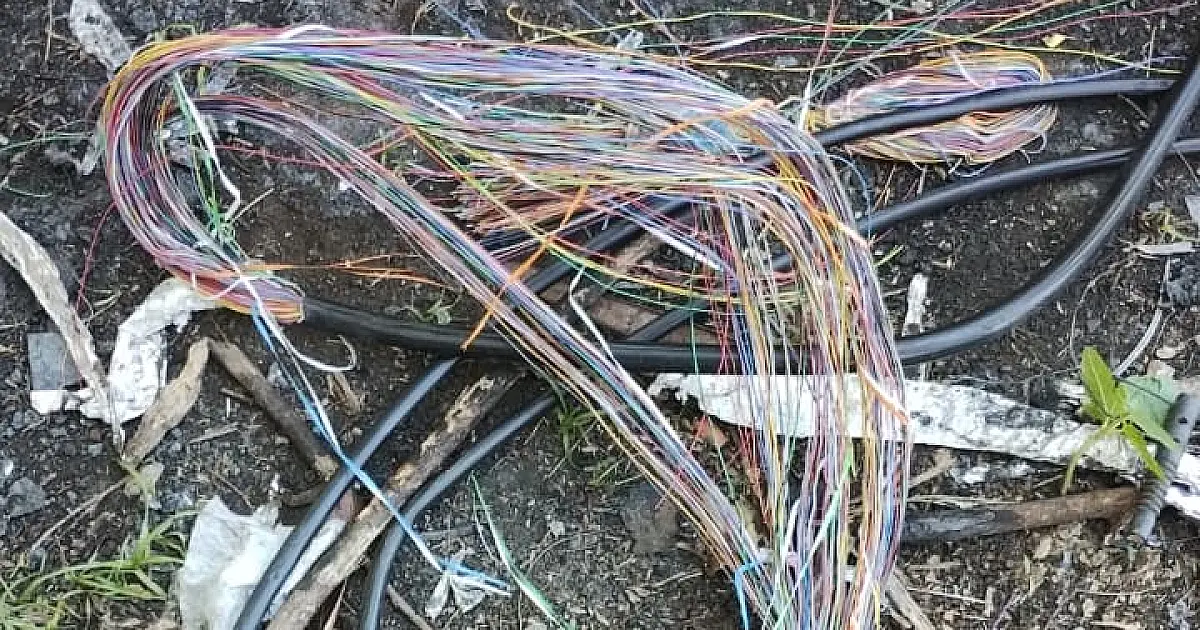 Homem é preso por furto qualificado de fiação telefônica em Corumbá