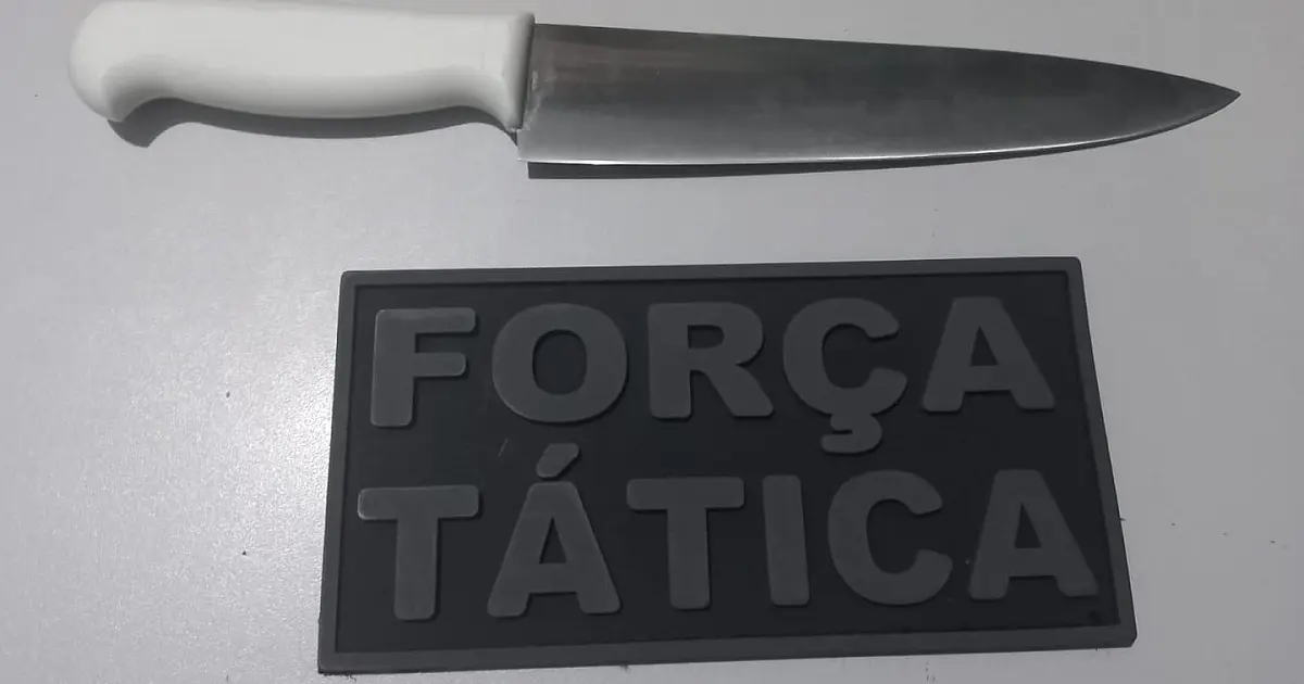 Idosa denúncia homem armado com faca no bairro Universitário