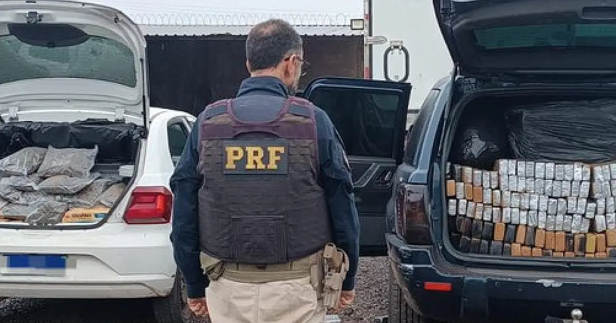 PRF apreende 1,7 tonelada de maconha durante abordagem na BR-060